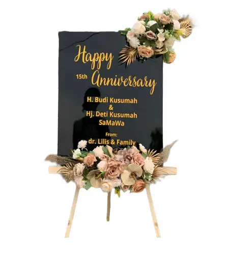 Papan Bunga Akrilik Wiyong